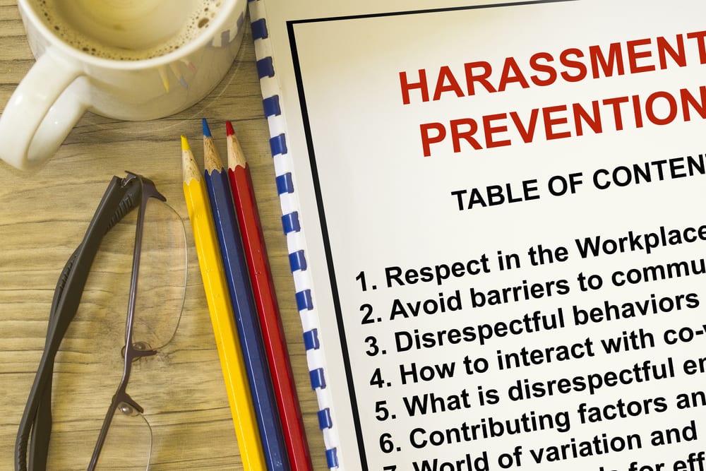 Harassment prevention document